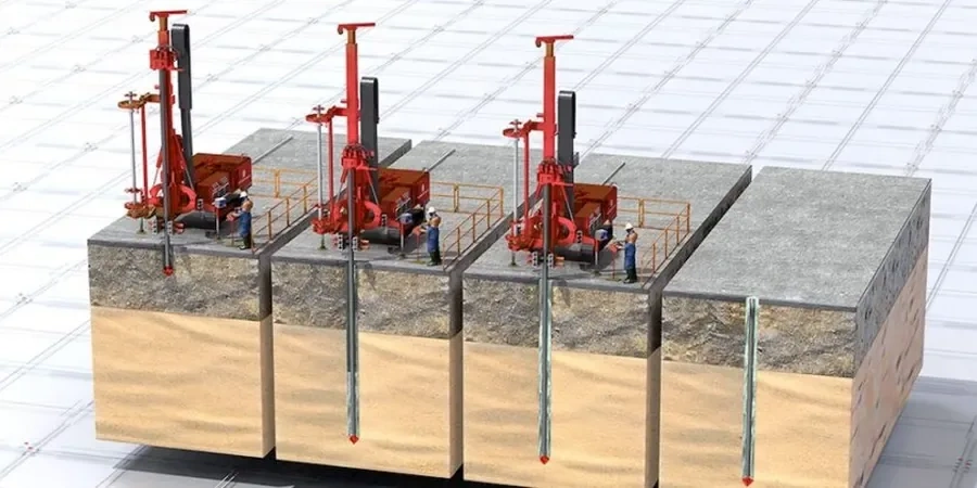 Illustrative image of Micropile design in Bunbury