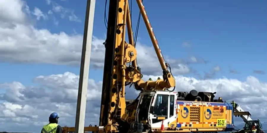 Illustrative image of Driven pile design in Bunbury