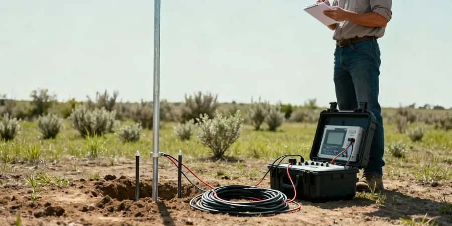 Illustrative image of Electrical resistivity / VES (Vertical Electrical Sounding) in Bunbury