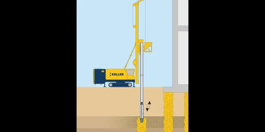 Illustrative image of Vibrocompaction design in Bunbury